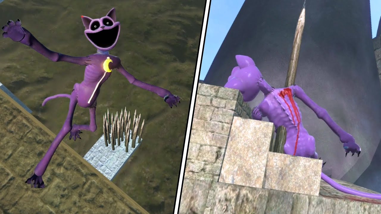 Poppy Playtime Catnap NPC Ragdolls Physics Compilation #24 | Overgrowth