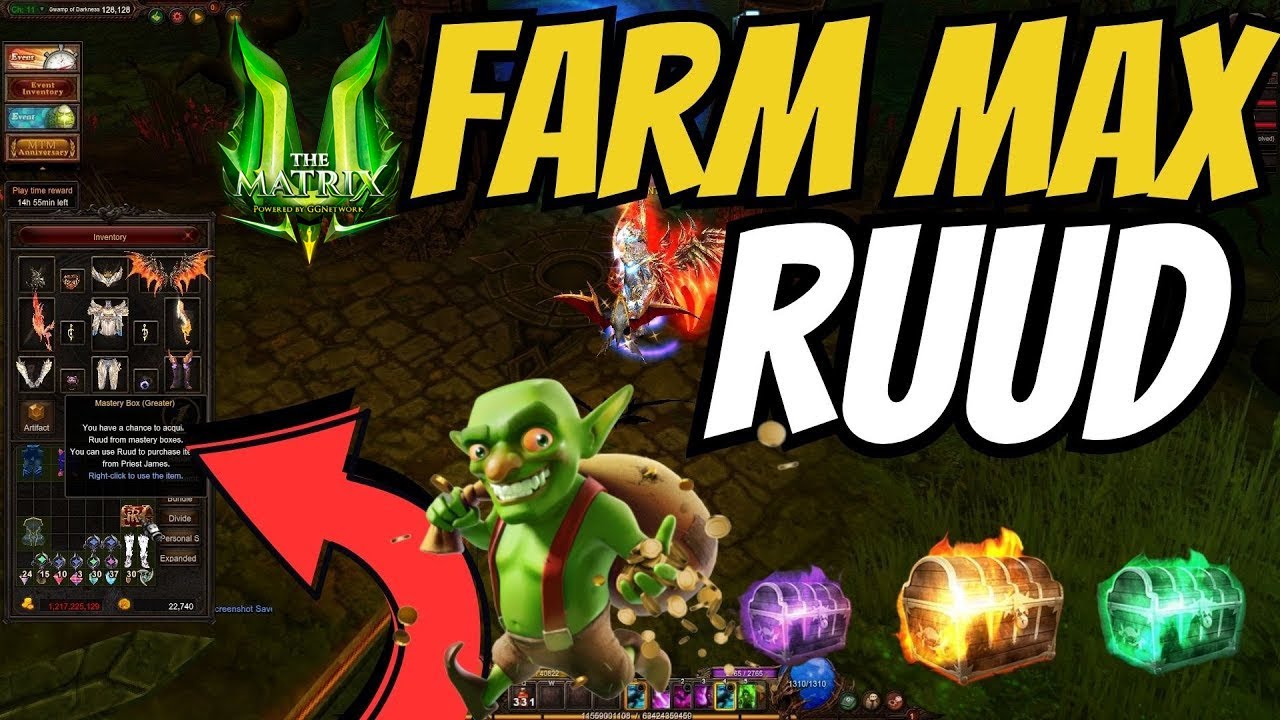 HOW TO FARM RUUD IN MuTheMatrix [MuOnline] 💰 EASY, FREE AND FAST 🤩 STEP BY STEP