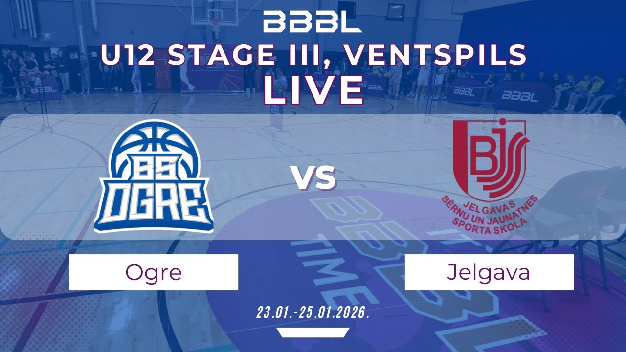 Jelgavas BJSS 2014 vs BS Ogre 2014 | BBBL U12 | Stage III