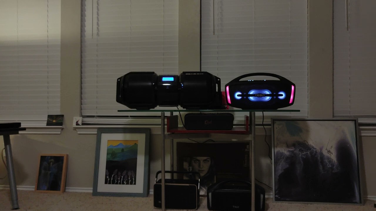 Tribit stormbox blast 2 meets the Sharp GX-BT9