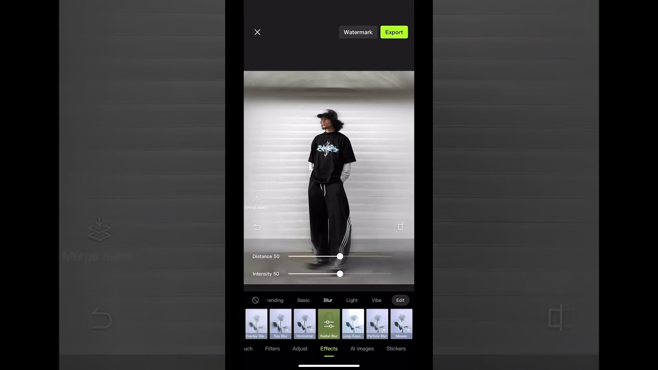 How to get the blurred face? App: hypic