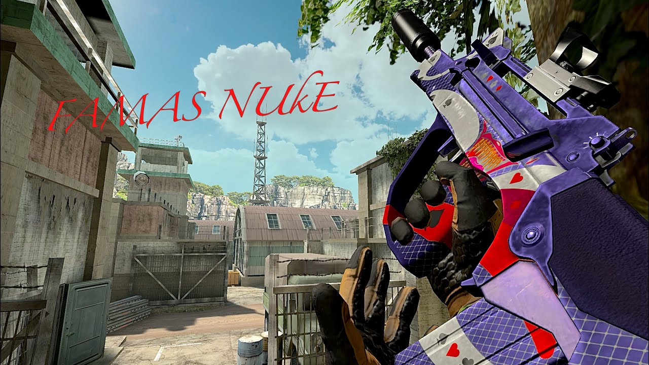 FAMAS NUKE in woods | Bullet Force