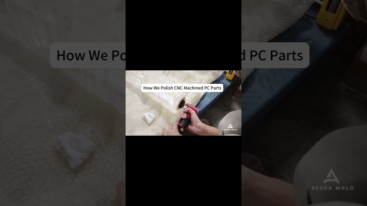 How we polish PC Machined parts