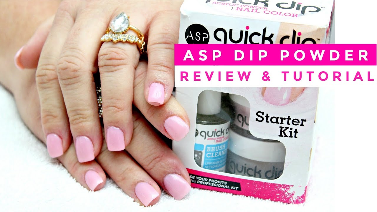 DIP POWDER TUTORIAL AND REVIEW | ASP QUICK DIP