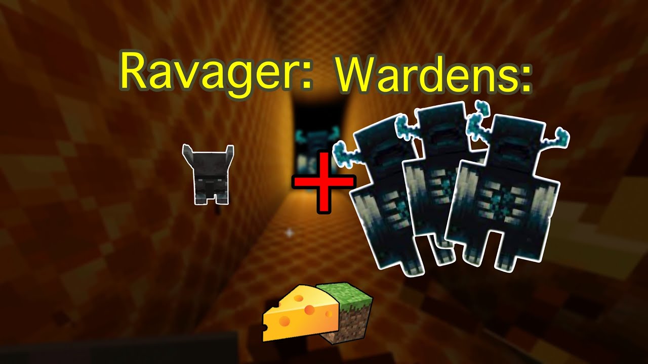 Minecraft Cheese escape map, FILLED WITH WARDENS!!!