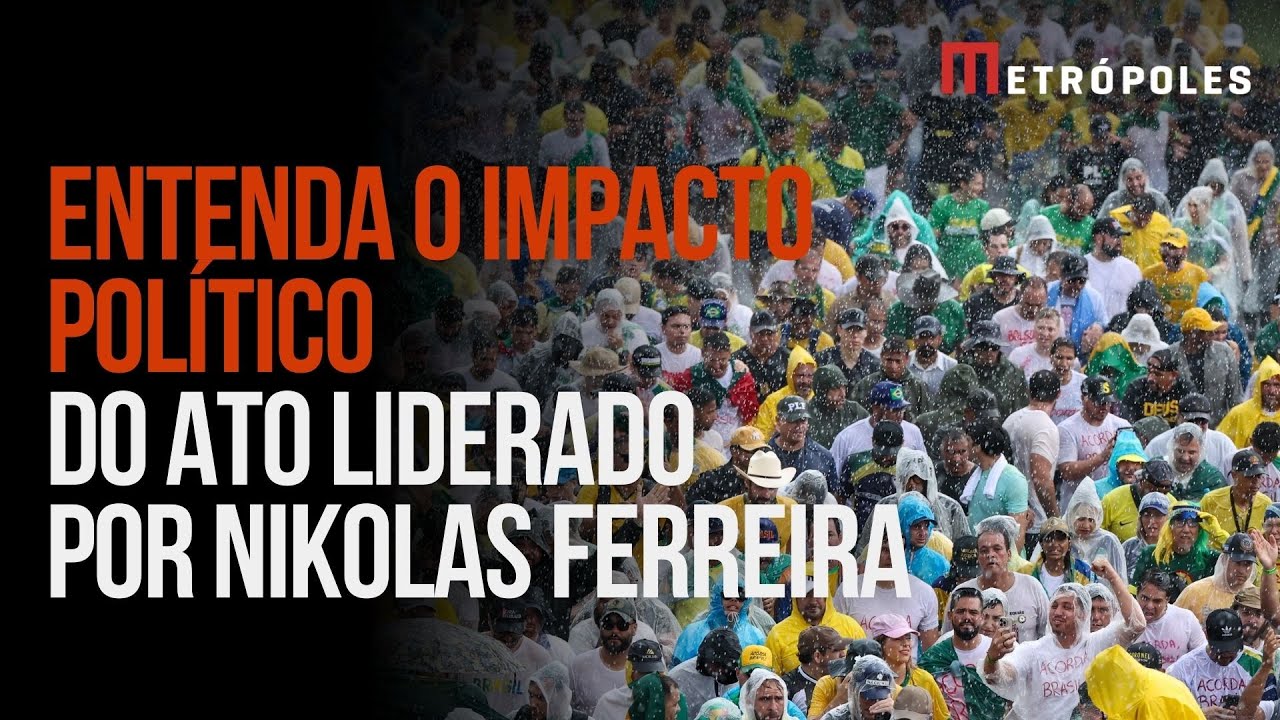 Especialista avalia contexto político do ato liderado por Nikolas Ferreira