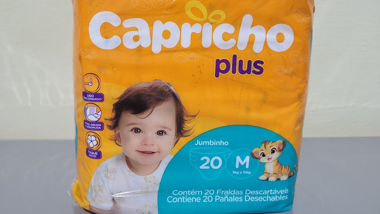 Fralda Capricho Plus | Tamanho M | Resenha completa