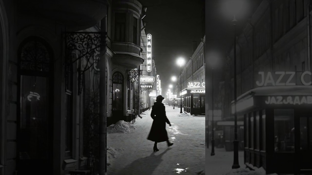 1940-е Тёмный Джаз • Русская Певица в Снегу