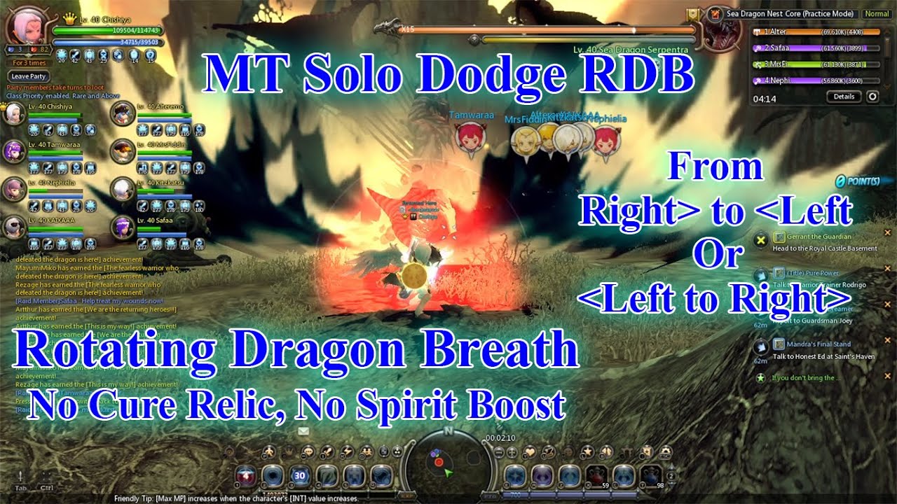 How To Solo Dodge RDB as MT/Paladin (Rotating Dragon Breath) - DN Classic