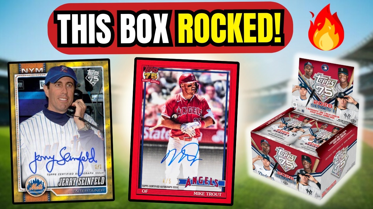 New LOADED Class! 2026 Topps Series 1 Jumbo Hobby Box Review!