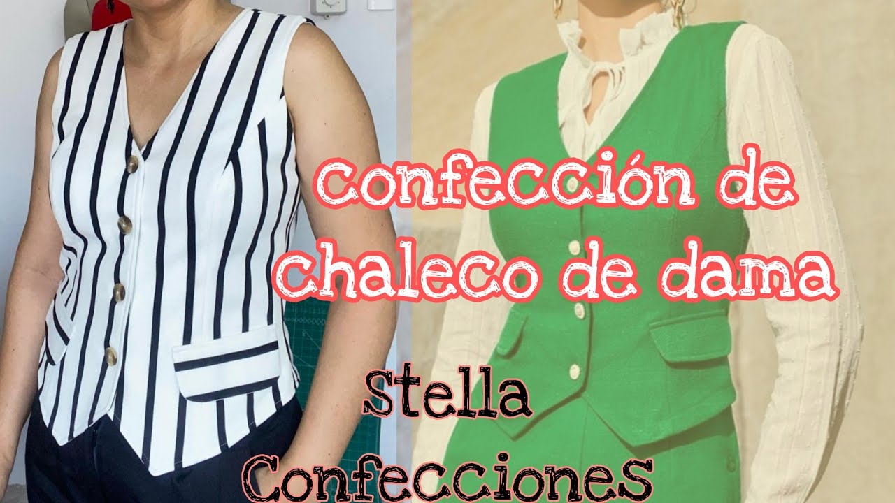 Confección de chaleco de dama