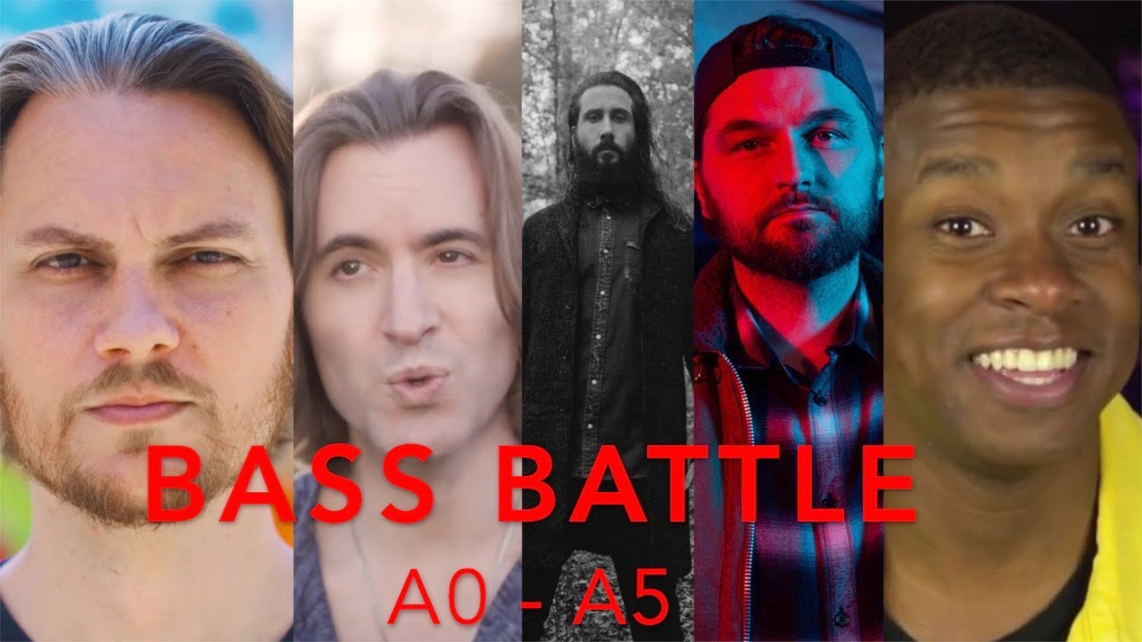 Bass Battle Tim vs Geoff vs Avi vs Adam vs Matt (A0-A5)