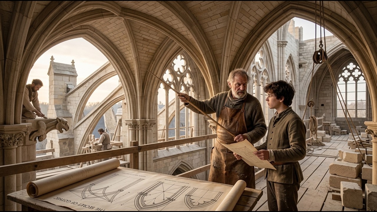 Catedrales Góticas Explicadas: El Secreto de la Arquitectura Gótica Medieval | Reconstrucción con IA