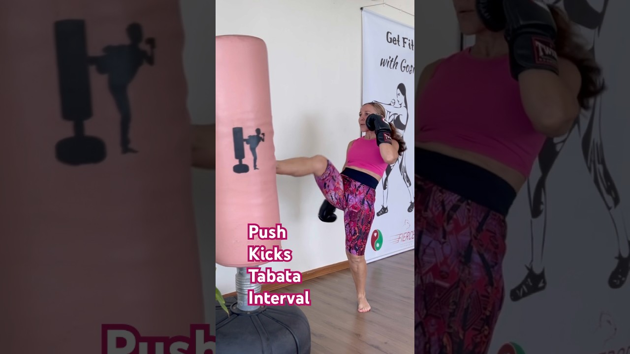 Punching Bag Tabata workout at home. 