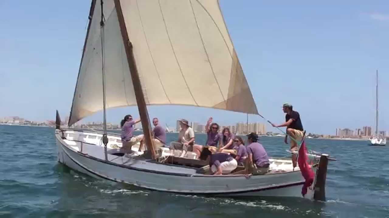 Vela latina 42 palmos La Isleta en  La Manga 25 06 2011