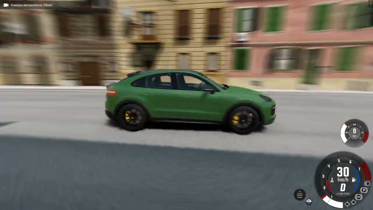 BeamNG drive обзор мода на машину porsche cayenne turbo gt