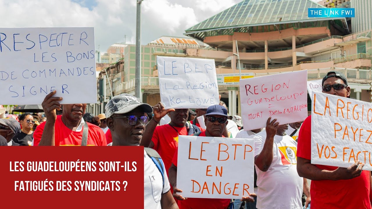 En Guadeloupe, les syndicats n'attirent plus.