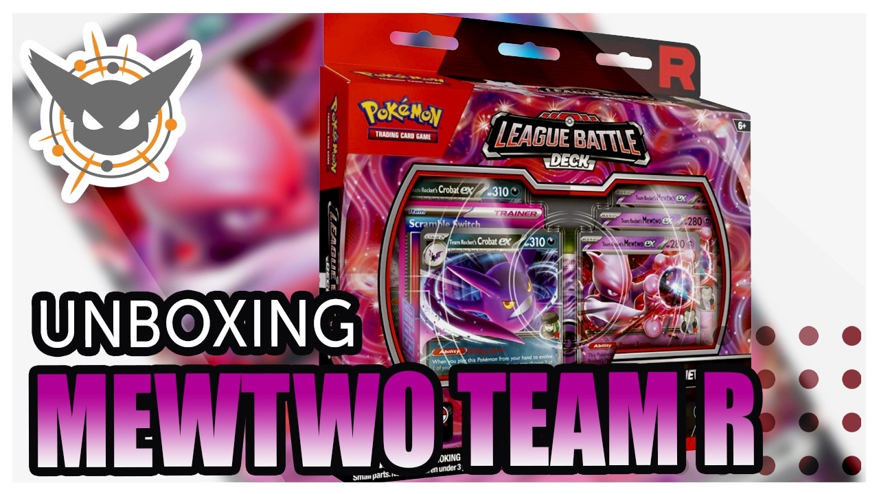 (Pokémon) Unboxing League Battle Deck Mewtwo Team Rocket!