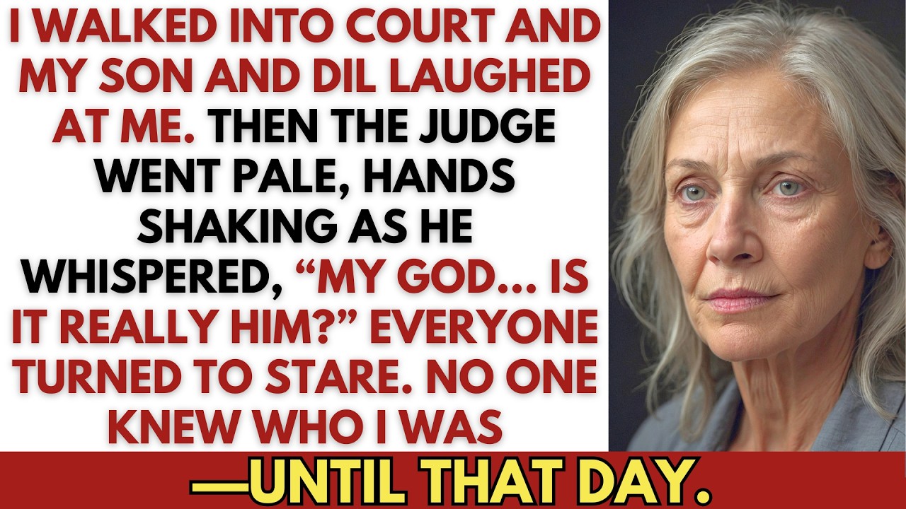 “When I walked into the courtroom, my son laughed and my daughter-in-law looked away—what nerve!”