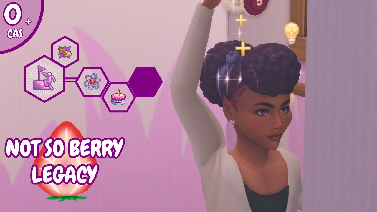 Plum Gen Heir Ages Into Teen + CAS 💜 The Sims 4 - Not So Berry Legacy 💜 Plum Gen 00 + CAS 🩰
