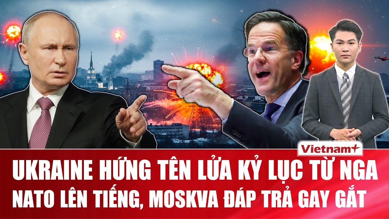 Thời sự Quốc tế trưa 4/2:Ukraine hứng tên lửa kỷ lục đúng lúc ông Mark Rutte đến Kiev,NATO lên tiếng