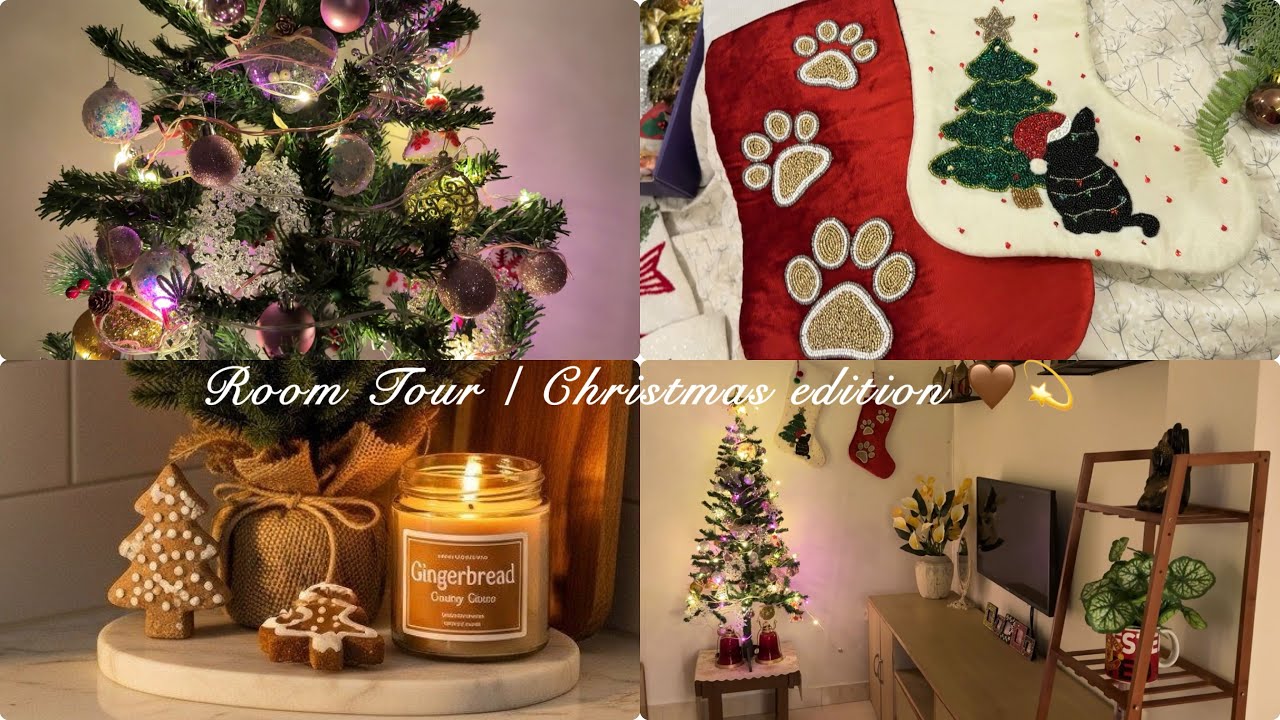 Room Tour | Christmas Edition🎄🤍✨