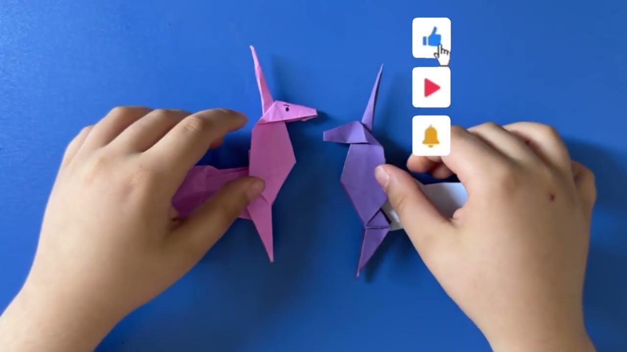 How to Make a Paper Unicorn - Origami Unicorn tutorial