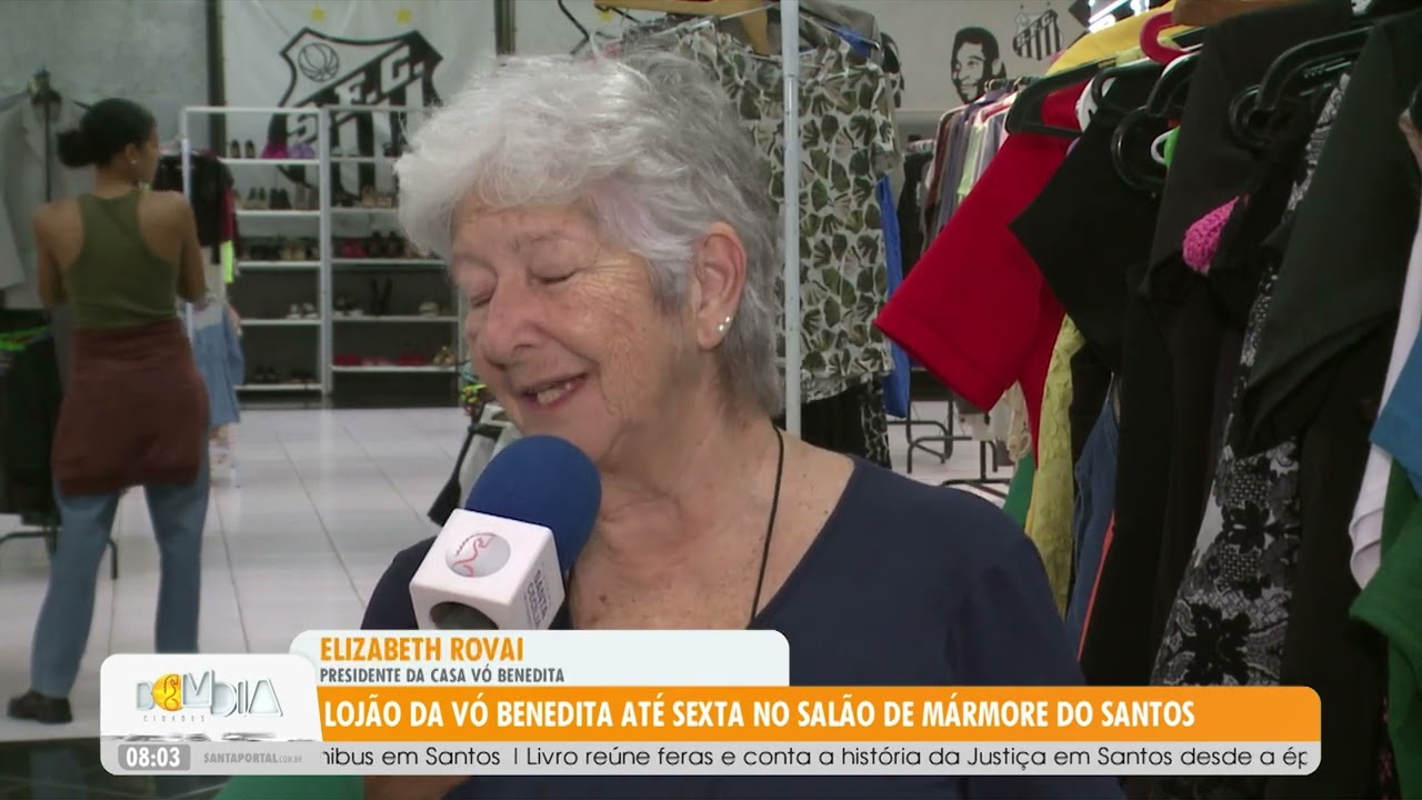 Lojão Vó Benedita até sexta no Salão de Mármore do Santos - 12/03/26