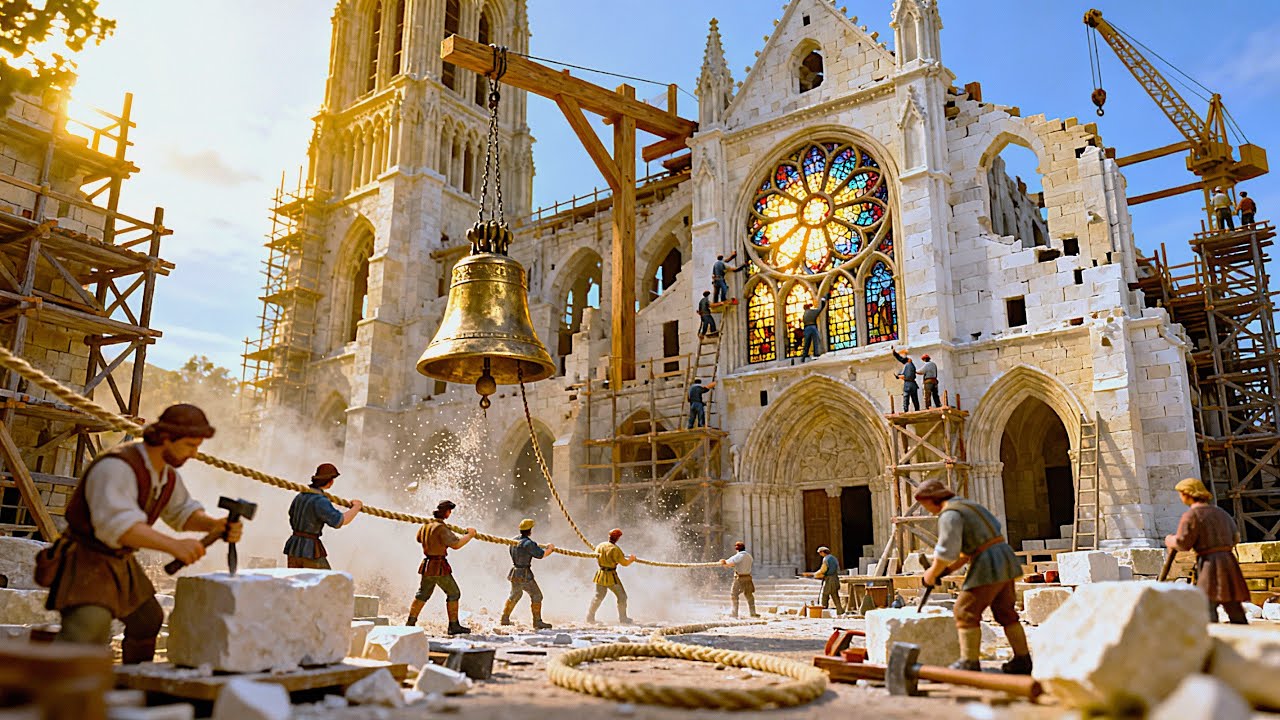 Miniature History Construction: Building Notre-Dame de Paris in a Tiny World ⛪