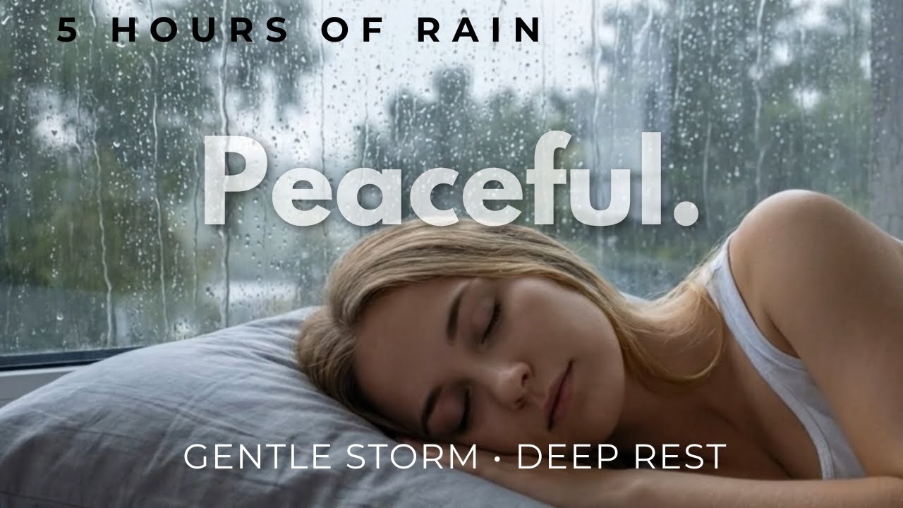 👉 5 Hours of Rain at the Window for Deep Sleep & Inner Calm