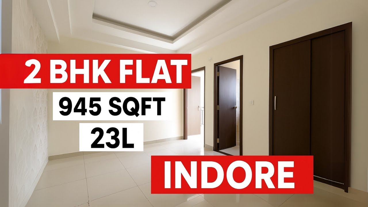 2 BHK Flat for Sale in Indore Near Aurobindo Hospital | Just ₹23 Lakh | Buy Sale Property in Indore