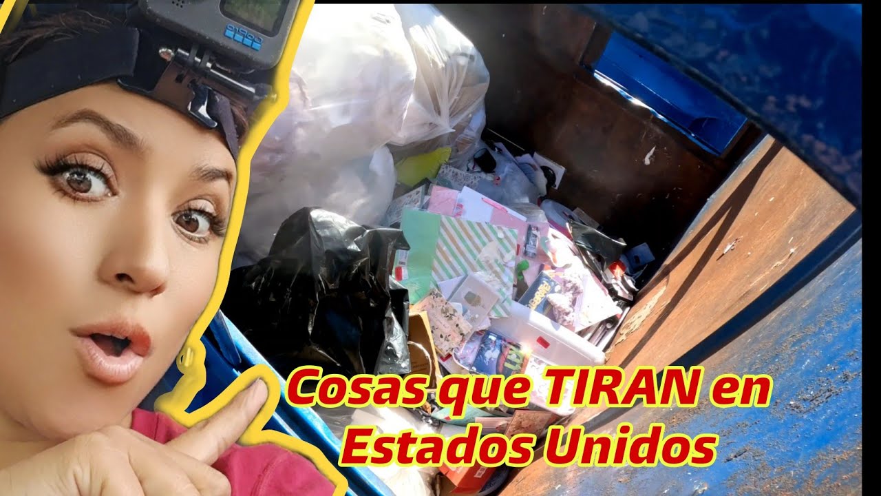 Cosas que TIRAN en Estados Unidos INCREIBLE #dumpsterdiving #viralvideos #loquetiranenusa #recycling