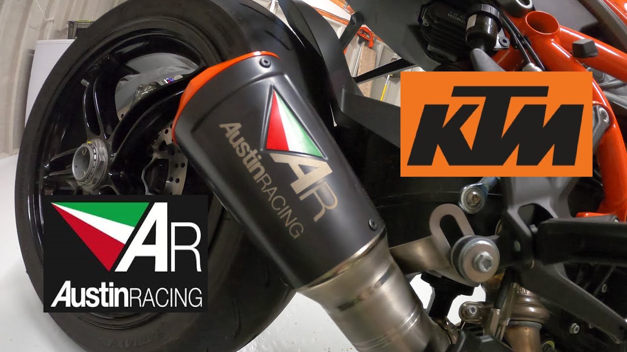 Austin racing exhaust on KTM 1290 superduke r