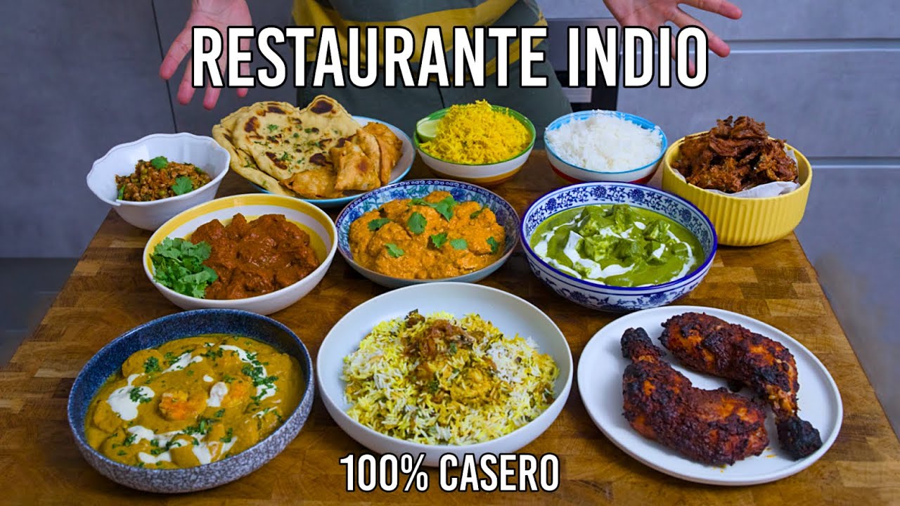 Hago toda la carta de un Restaurante Indio