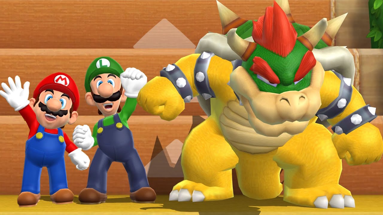 Mario Party 9 Step it Up - Mario vs. Luigi vs. Bowser vs. Bowser Jr.