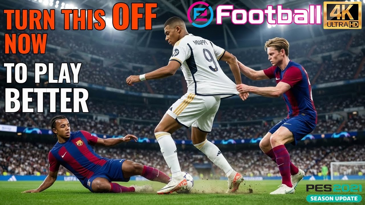 Turn This Off NOW! Finally Play Like a PRO and enjoy. UPDATE 2026 for eFootball PES 21