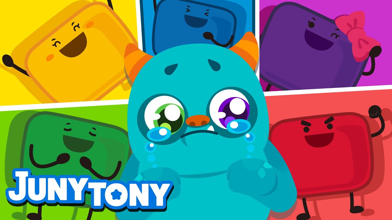 Marshmallows e o Monstro das Cores | Amigos Marshmallows | Música Infantil | JunyTony em Português