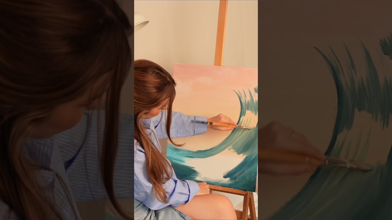 Kunst Anf&auml;nger Tutorial 🎨🖼️ &Ouml;lgem&auml;lde Edition! Das bekommt du auch hin! #tutorial #kunstanleitung