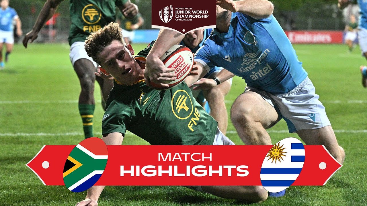 BABY BOKS SHOW 🔥 | South Africa v Uruguay | World Rugby Junior Championship 2026 | Match Highlights