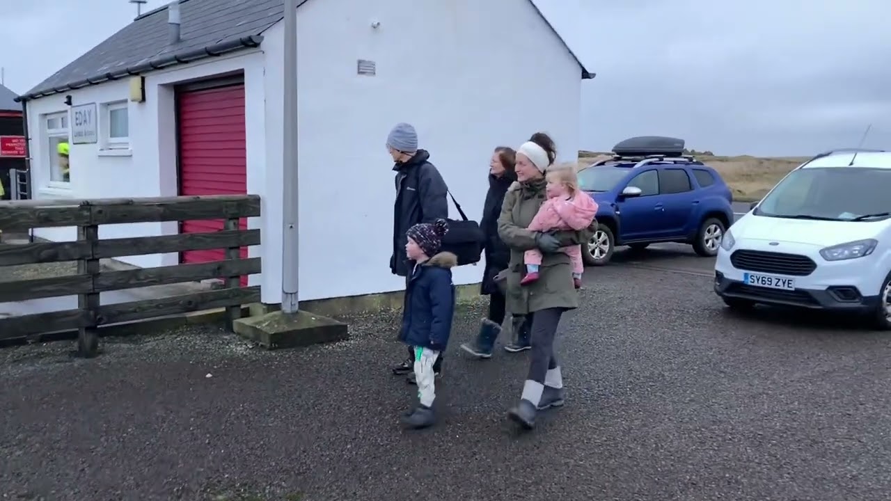 Eday Airport Departure - 28th December