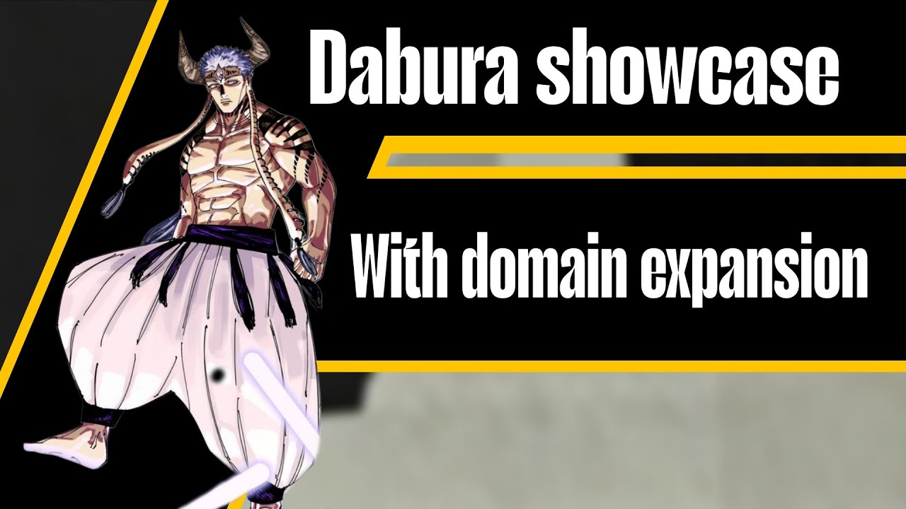 Dabura+ domain expansion/jjs skill builder ( code in comments) #jujutsushenanigans #roblox #anime 