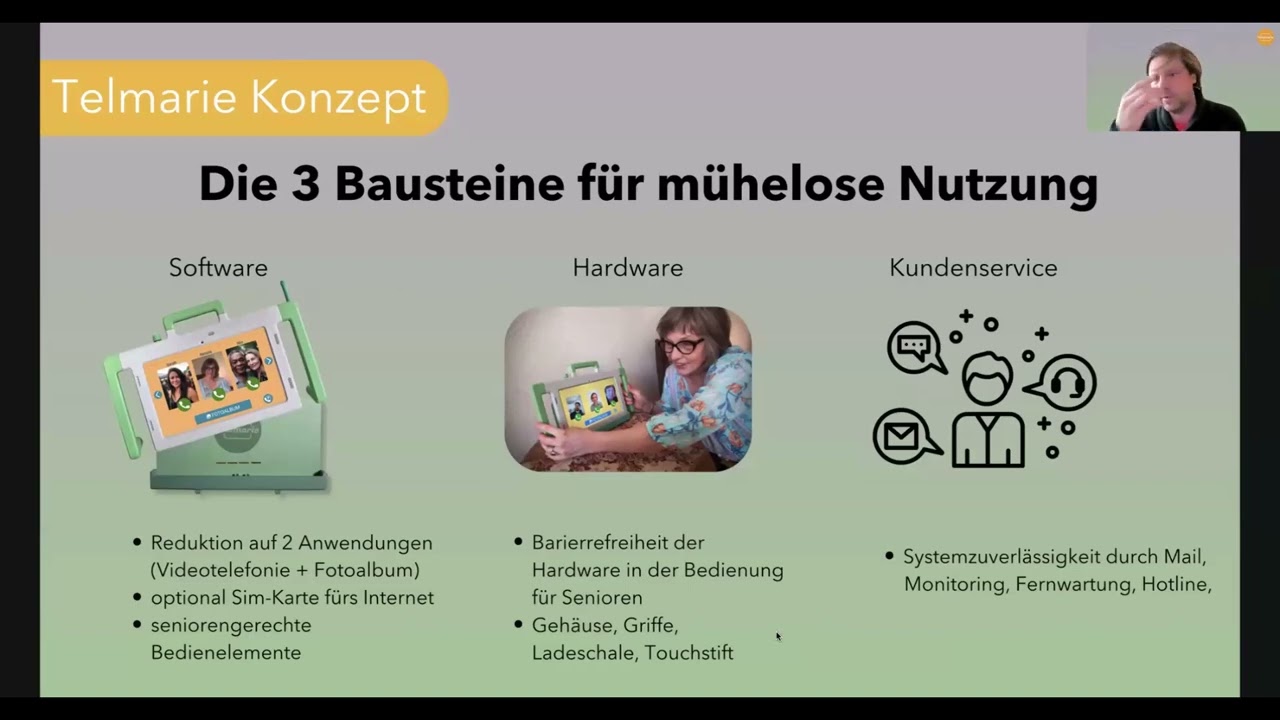 21. Austauschtreffen | Technikpitch | Senioren-Tablet Telemarie