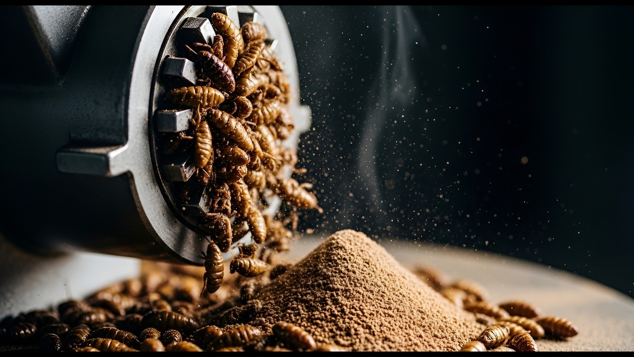 How Insects Are Turned into Protein Powder 🤯 | Future Food Factory