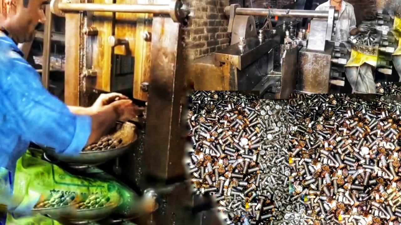 Production Process of Stainless Hex Bolts from Start to Finish | Bolts Manufacturing factory