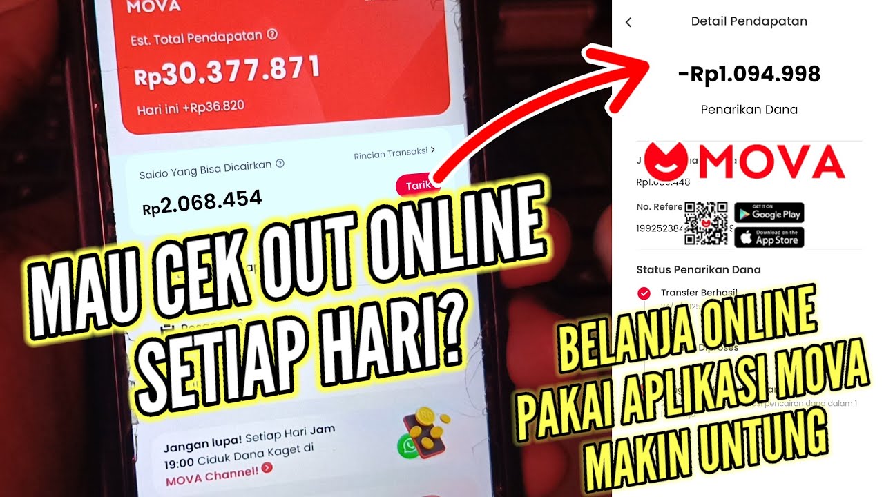 Cara pakai aplkasi mova menghemat belanja online