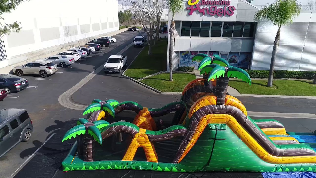 Bouncing Angels: 47ft Jungle Run Obstacle Course