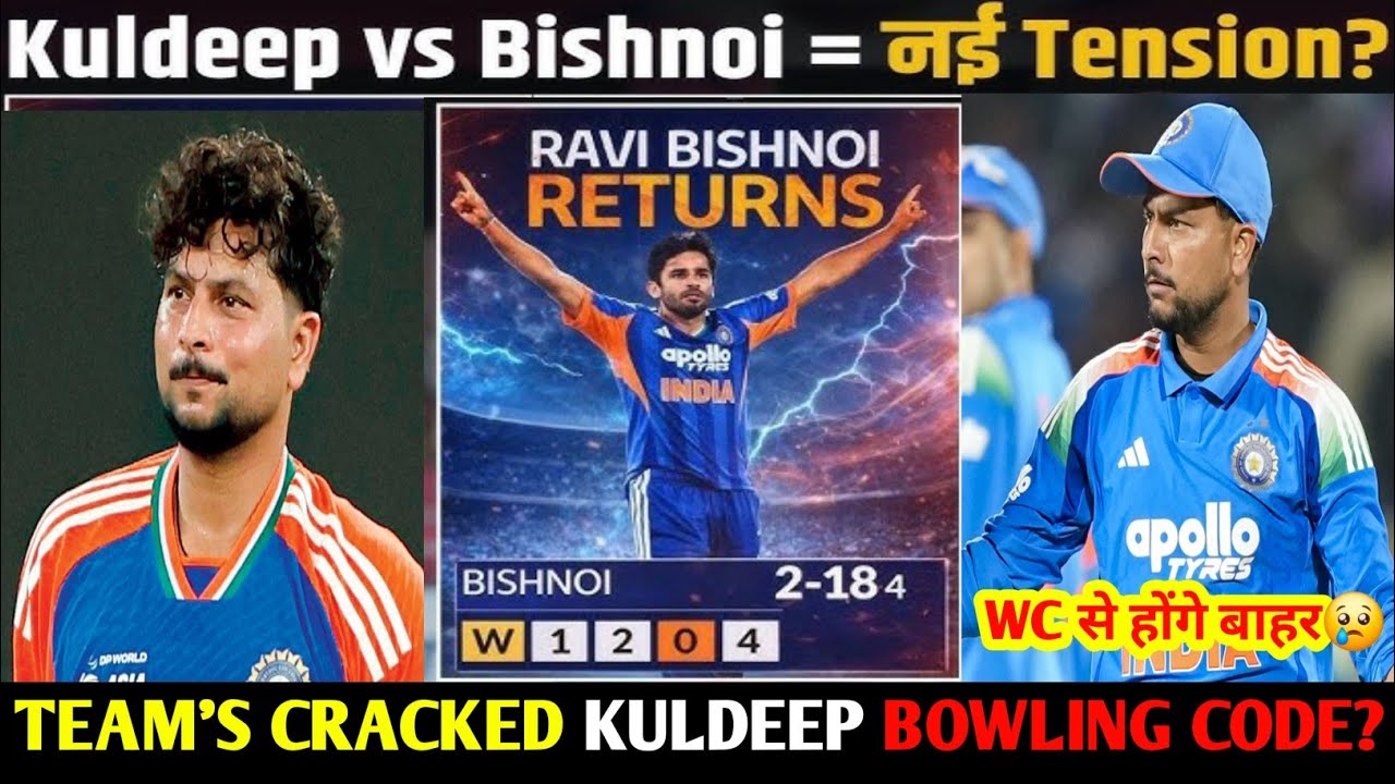 Kuldeep Yadav OUT? Ravi Bishnoi IN | World Cup Playing XI Big Debate | IND vs NZ Analysis