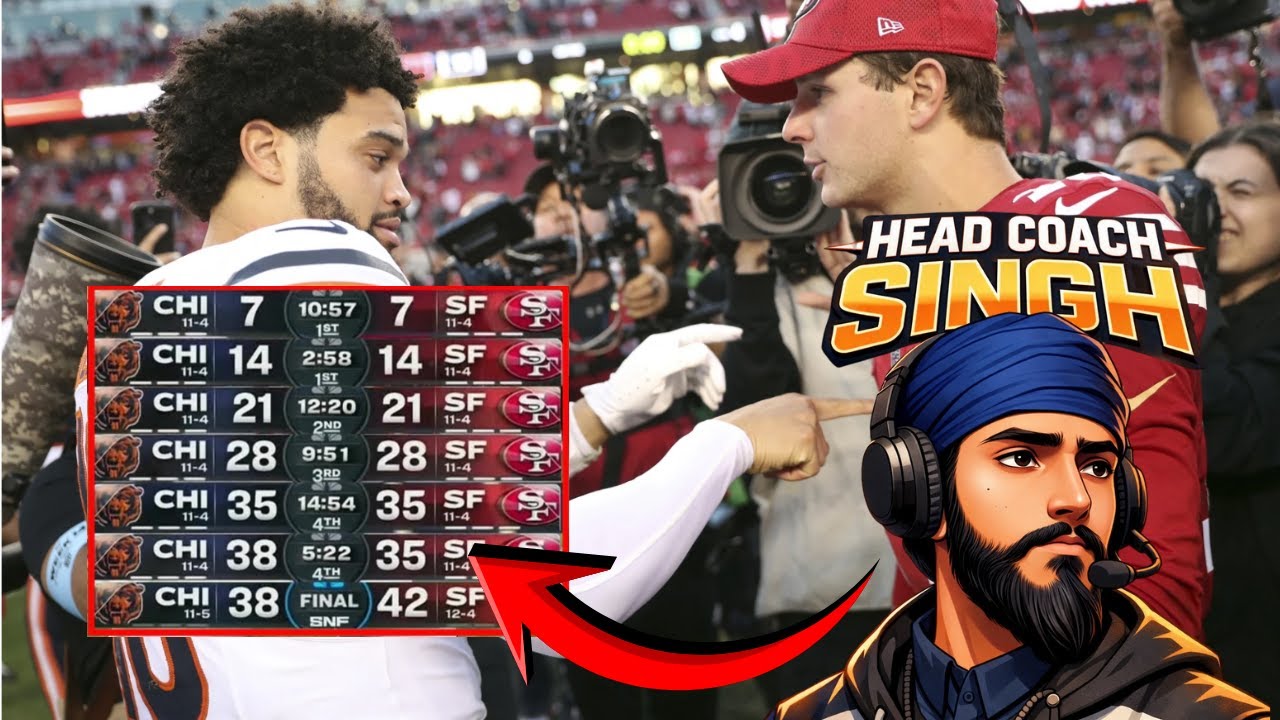 BREAKING DOWN THE BEST GAME OF THE YEAR! | Bears @ 49ers SNF | Coach Singh