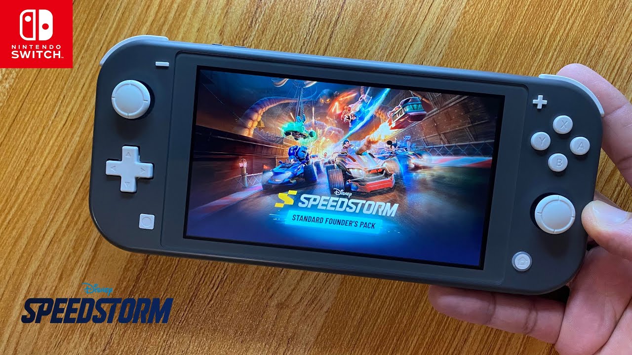 Disney Speedstorm Nintendo Switch Lite Gameplay