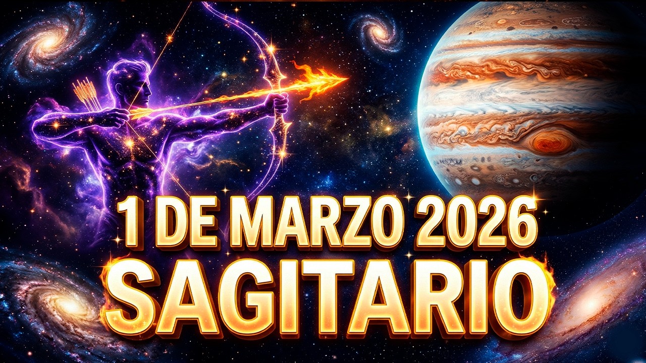 🏹 SAGITARIO: ¡LA BENDICIÓN de JÚPITER ! 🚀 1 DE MARZO 2026 ✨ ¡ESTO LO CAMBIA TODO! 🔥💎